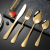 304 Stainless Steel Spoon Western Tableware Thick Steak Knife, Fork and Spoon Stainless Steel Plated Dessert Coffee Spoon Wholesale