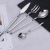 New Product Creative Hotel Tableware Four-Piece Set Western Tableware Yue Hai Shen 304 Stainless Steel Steak Knife, Fork and Spoon Coffee Spoon