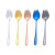 304 Stainless Steel Salad Spoon Long Handle Spork Integrated Spoon Creative Student Household Fruit Fork Soup Spoon Wholesale