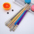 304 Stainless Steel Chopsticks Gold Plated Rainbow Color Black & Electric Titanium Plated Gold Household Hotel Tableware Factory Wholesale