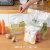 Household Food Freshness Protection Package Thickened Double Rib Ziplock Bag Vegetable and Fruit Refrigerator Refrigerated Buggy Bag Sealed Plastic Bag