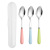 Baby Food Supplement Fruit Mud Scraper Portable 304 Stainless Steel Baby Mud Spoon Creative Children Fruit Puree Spoon