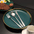 Korean Style Tableware Spoon 304 Stainless Steel Korean Flat Soup Spoon Spoon Long Handle Stirring Spoon Factory in Stock Wholesale