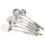 Wholesale 304 Stainless Steel Spatula Non-Scald Spatula Soup Spoon Slotted Turner Porridge Spoon Colander Kitchenware and Cookware