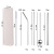 304 Stainless Steel Straw Portable Set Storage Set Straw Chopsticks Set Box Scented Tea Metal Block Drinking Straw Sets