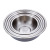 Zhaming 304 Stainless Steel Soup Plate Deepening Thickening Stainless Steel Seasoning Basin Egg Pots Dough Basin Fixed Logo