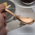304 Stainless Steel Spoon Plated Titanium Spoon Deepening Thickening round Head Chinese Spoon Household Hotel Supplies Tableware