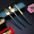 Stainless Steel Spoon Fork Chopsticks Portable Tableware Set Three-Piece Set Work Student Travel Cutlery Box Laser Logo