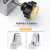 Factory Direct Sales High-End Alumimum Thickened Adjustable Screen Clip Desk Acrylic Clapboard Clip Glass Clamp