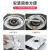 Kitchen Gas Stove Oil Baffle Plate Mat Anti-Oil Mat Aluminum Foil Tinfoil 2 Pieces Gas Stove Anti-Oil Paper in Stock