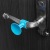 Small Punch-Free Silicone Door Stopper Door Handle Anti-Collision Bathroom Buffer Door Resistance Mute Door Stop Door Mat Wall Suction