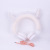 Internet Hot New Fashion Pearl Horn Unicorn Headset Children's Cute Headset Wired Earphone Gift Cross-Border.