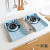 Kitchen Gas Stove Oil Baffle Plate Mat Anti-Oil Mat Aluminum Foil Tinfoil 2 Pieces Gas Stove Anti-Oil Paper in Stock