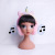 Cartoon Anime Plush Warm Headset Unicorn Lace with Light Cute Wired Led Headset with Wire.