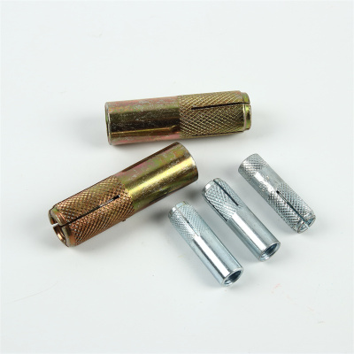 Standard Parts Fasteners Drop-in Anchor Four Anchor Nuts Four Pieces of Gray Spray Expansion Screws One Piece of Gecko