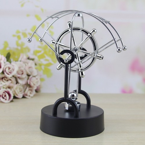 USB 4221 Dolphin Energy Rotating Swing Iron Craft Decorations Fashion Home Decoration Art Gift Wholesale