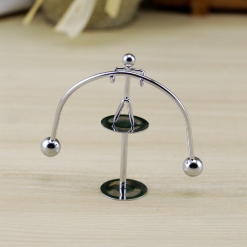 super mini version small balance pendulum creative weightlifting metal crafts do not reverse decoration tumbler