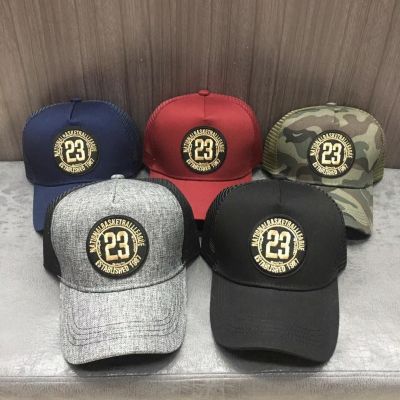 Fashion Net Hat European and American Embroidery 23 Baseball Cap Sports Cap Cross-Border E-Commerce One Piece Dropshipping Casual Peaked Cap