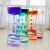 Beautiful Waist Two-Color Oil Leakage Creative Home Decoration Crafts Small Dynamic Hourglass Student Gift Set Logo