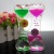 Double Peach Heart Fun Oil Leakage Timer Creative Dynamic Acrylic Sandglass Children's Crafts Ornaments