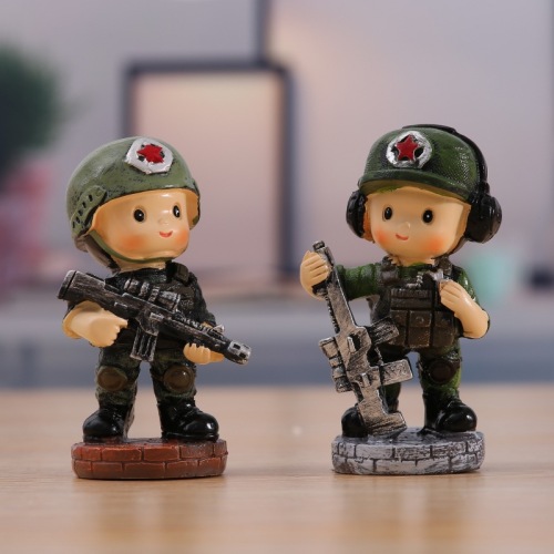 small special forces creative resin doll decoration car decoration cake baking decoration factory pin