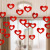 Balloon Ribbon Ribbon Sequined Rain Silk Pendant Wedding Room Decoration Wedding Birthday Party Ribbon Strip Romantic Heart