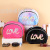 Household Portable Wash Bag New Creative Shell-Shaped Color Storage Bag Travel Tie-Dyed Pearl Plush Cosmetic Bag