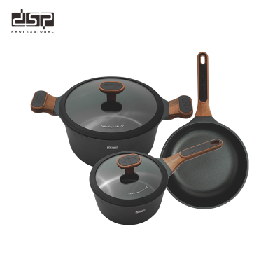 DSP/DSP Household Cookware Three-Piece Set Non-Stick Pan Set CA009-S01