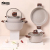 DSP Cookware Set Combination Household Non-Stick Pot Soup Pot Medical Stone Four-Piece Set CA005-S01