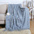Summer Air Conditioning Blanket Knitted Blanket Houndstooth Tassel Sofa Blanket Small Blanket Tailstock American Wool Nap Blanket