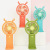 2022 New Cartoon Simple Deer Handheld USB Rechargeable Student Portable Fan