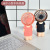 New Handheld Mini Fan Cartoon Desktop Mute Summer Gift Portable Student USB Rechargeable Small Fan