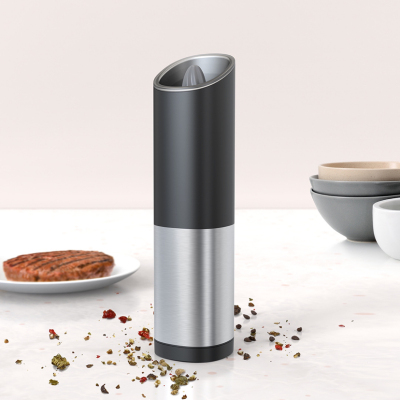 Stainless Steel Multifunctional Electric Grinder Pepper Sea Salt Electric Grinder Kitchen Electric Grinder