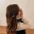 Korean Internet Celebrity Graceful Bow Barrettes Pearl Super Fairy Back Head Women's Double Ponytail Hairpin Barrettes Side Clip Hairpin Hair Accessories