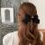 Korean Internet Celebrity Graceful Bow Barrettes Pearl Super Fairy Back Head Women's Double Ponytail Hairpin Barrettes Side Clip Hairpin Hair Accessories