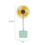 Creative New Sunflower Fan Clip Portable USB Charging Dormitory Office Summer Artifact 360-Degree Hose