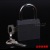 Plum Blossom Small Iron Locks Small Padlock Travel Bag Lock 20-40mm Black/Green Hk0120