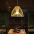 Creative Japanese Restaurant Chandelier New Chinese Living Room Study Lamp Hot Pot Shop Clothing Store Lamp Decoration Zen Bamboo Lamp