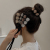 Summer Lazy Updo Gadget Bud Bun Fluffy Braided Hair Styling Camellia Rhinestone-Encrusted Hairpin