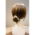 Tie Half Little Flower Bun Artifact Female Fluffy Simple All-Match Lazy Barrettes Korean Style Bud Hair Band Headdress