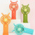 2022 New Cartoon Simple Deer Handheld USB Rechargeable Student Portable Fan