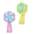 2022 New Simple Handheld Desktop Flower-Shaped Outdoor Portable Fan Office Dormitory Summer Promotion Gift