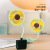 Creative New Sunflower Fan Clip Portable USB Charging Dormitory Office Summer Artifact 360-Degree Hose