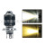 Motorcycle/Electric Car Headlight H4 H6 Far and near Light Integrated Spotlight White/Yellow Two-Color Modified H6 Bulb