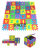 Children's Baby Puzzle Foam Puzzle Digital Alphabet Cartoon Splicing Toy Puzzle Version DIY Foam Puzzle