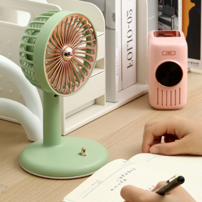 Creative Rechargeable Fan Powerful New Simple Desktop Portable USB Student Dormitory Office Summer Gift