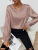 2022 Early Spring New V-neck Pullover Leopard-Print Shirt Women's Jacquard Long-Sleeved Shirt European and American Foreign Trade Exclusive for Cross-Border