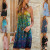 37 Colors in Stock Europe and America Cross Border Women's Wish Amazon 2021 Summer New Metal Halter Dress
