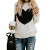 2021 New Foreign Trade Cross-Border Women's Clothing Amazon AliExpress Knitwear European and American Autumn and Winter Large Size Love Sweater for Women