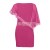EBay AliExpress 2020 Popular Irregular Sequin Stitching Large Size Women's Dress Female 8 Color 8 Size